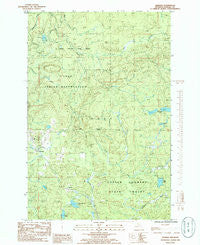 Herman Michigan Historical topographic map, 1:24000 scale, 7.5 X 7.5 Minute, Year 1985