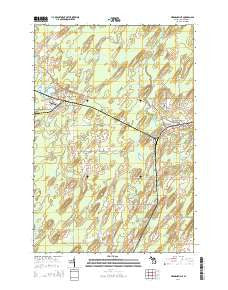Hermansville Michigan Historical topographic map, 1:24000 scale, 7.5 X 7.5 Minute, Year 2014