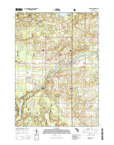 Hesperia Michigan Historical topographic map, 1:24000 scale, 7.5 X 7.5 Minute, Year 2014