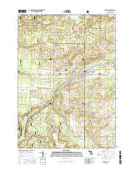 Hesperia Michigan Current topographic map, 1:24000 scale, 7.5 X 7.5 Minute, Year 2017