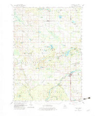 Hesperia Michigan Historical topographic map, 1:62500 scale, 15 X 15 Minute, Year 1958