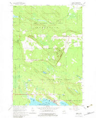 Hessel Michigan Historical topographic map, 1:24000 scale, 7.5 X 7.5 Minute, Year 1964