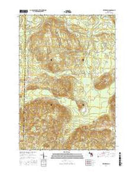 Hetherton Michigan Current topographic map, 1:24000 scale, 7.5 X 7.5 Minute, Year 2017