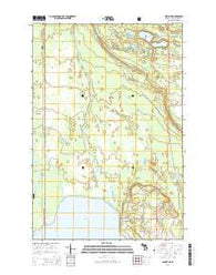 Hiawatha Michigan Historical topographic map, 1:24000 scale, 7.5 X 7.5 Minute, Year 2014