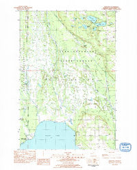 Hiawatha Michigan Historical topographic map, 1:25000 scale, 7.5 X 7.5 Minute, Year 1983