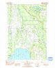 Hiawatha Michigan Historical topographic map, 1:25000 scale, 7.5 X 7.5 Minute, Year 1983