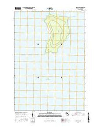 High Island Michigan Current topographic map, 1:24000 scale, 7.5 X 7.5 Minute, Year 2016