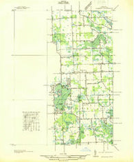 Highland Michigan Historical topographic map, 1:31680 scale, 7.5 X 7.5 Minute, Year 1936
