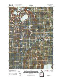 Hillman Michigan Historical topographic map, 1:24000 scale, 7.5 X 7.5 Minute, Year 2011
