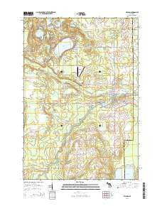 Hillman Michigan Historical topographic map, 1:24000 scale, 7.5 X 7.5 Minute, Year 2014