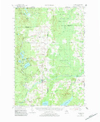 Hillman Michigan Historical topographic map, 1:62500 scale, 15 X 15 Minute, Year 1955