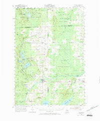 Hillman Michigan Historical topographic map, 1:62500 scale, 15 X 15 Minute, Year 1955
