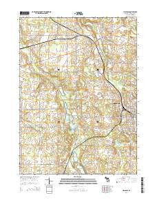 Hillsdale Michigan Historical topographic map, 1:24000 scale, 7.5 X 7.5 Minute, Year 2014