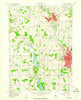Hillsdale Michigan Historical topographic map, 1:24000 scale, 7.5 X 7.5 Minute, Year 1959