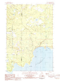 Hiram Point Michigan Historical topographic map, 1:24000 scale, 7.5 X 7.5 Minute, Year 1983