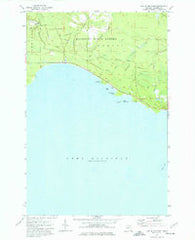 Hog Island Point Michigan Historical topographic map, 1:24000 scale, 7.5 X 7.5 Minute, Year 1973