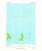 Hog Island Michigan Historical topographic map, 1:62500 scale, 15 X 15 Minute, Year 1955