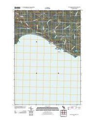Hog Island Point Michigan Historical topographic map, 1:24000 scale, 7.5 X 7.5 Minute, Year 2011