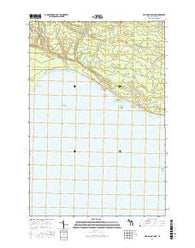 Hog Island Point Michigan Current topographic map, 1:24000 scale, 7.5 X 7.5 Minute, Year 2017