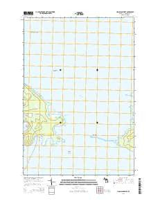 Hog Island West Michigan Historical topographic map, 1:24000 scale, 7.5 X 7.5 Minute, Year 2014