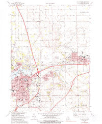 Holland East Michigan Historical topographic map, 1:24000 scale, 7.5 X 7.5 Minute, Year 1972