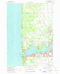 Holland West Michigan Historical topographic map, 1:24000 scale, 7.5 X 7.5 Minute, Year 1972