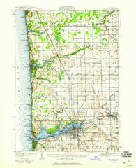 Holland Michigan Historical topographic map, 1:62500 scale, 15 X 15 Minute, Year 1929