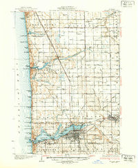 Holland Michigan Historical topographic map, 1:62500 scale, 15 X 15 Minute, Year 1932