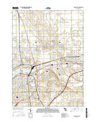 Holland East Michigan Current topographic map, 1:24000 scale, 7.5 X 7.5 Minute, Year 2017