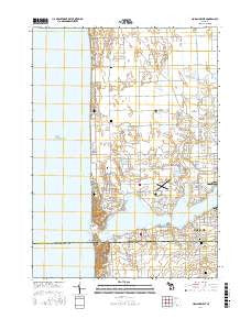 Holland West Michigan Current topographic map, 1:24000 scale, 7.5 X 7.5 Minute, Year 2017