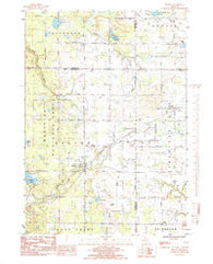 Holton Michigan Historical topographic map, 1:24000 scale, 7.5 X 7.5 Minute, Year 1985