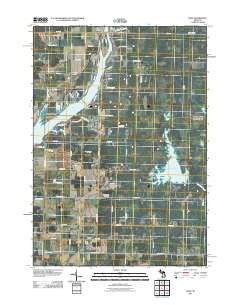 Hope Michigan Historical topographic map, 1:24000 scale, 7.5 X 7.5 Minute, Year 2011
