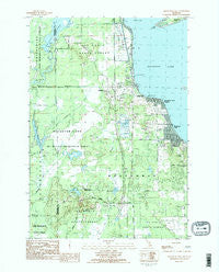 Houghton Lake Michigan Historical topographic map, 1:25000 scale, 7.5 X 7.5 Minute, Year 1983