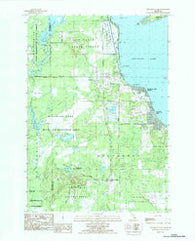 Houghton Lake Michigan Historical topographic map, 1:25000 scale, 7.5 X 7.5 Minute, Year 1983