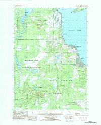 Houghton Lake Michigan Historical topographic map, 1:25000 scale, 7.5 X 7.5 Minute, Year 1983