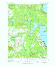Houghton Lake Michigan Historical topographic map, 1:62500 scale, 15 X 15 Minute, Year 1956