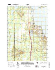 Houghton Lake Michigan Current topographic map, 1:24000 scale, 7.5 X 7.5 Minute, Year 2017