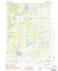 Howard City Michigan Historical topographic map, 1:24000 scale, 7.5 X 7.5 Minute, Year 1985