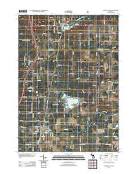 Howard City Michigan Historical topographic map, 1:24000 scale, 7.5 X 7.5 Minute, Year 2012