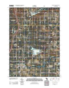Howard City Michigan Historical topographic map, 1:24000 scale, 7.5 X 7.5 Minute, Year 2012