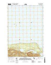 Howe Lake Michigan Current topographic map, 1:24000 scale, 7.5 X 7.5 Minute, Year 2017