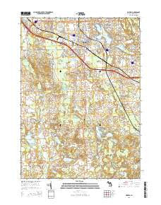 Howell Michigan Historical topographic map, 1:24000 scale, 7.5 X 7.5 Minute, Year 2014