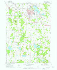 Howell Michigan Historical topographic map, 1:24000 scale, 7.5 X 7.5 Minute, Year 1968
