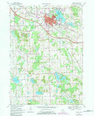 Howell Michigan Historical topographic map, 1:24000 scale, 7.5 X 7.5 Minute, Year 1968