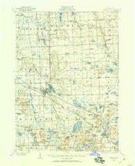 Howell Michigan Historical topographic map, 1:62500 scale, 15 X 15 Minute, Year 1907