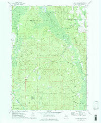 Hubbard Lake SW Michigan Historical topographic map, 1:24000 scale, 7.5 X 7.5 Minute, Year 1972