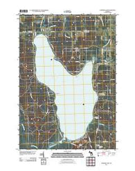 Hubbard Lake Michigan Historical topographic map, 1:24000 scale, 7.5 X 7.5 Minute, Year 2011