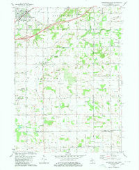 Hudsonville East Michigan Historical topographic map, 1:24000 scale, 7.5 X 7.5 Minute, Year 1980