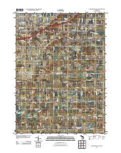 Hudsonville East Michigan Historical topographic map, 1:24000 scale, 7.5 X 7.5 Minute, Year 2011