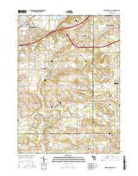 Hudsonville East Michigan Current topographic map, 1:24000 scale, 7.5 X 7.5 Minute, Year 2017